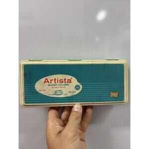 Vintage Artista Water Color 16 Half Pans
